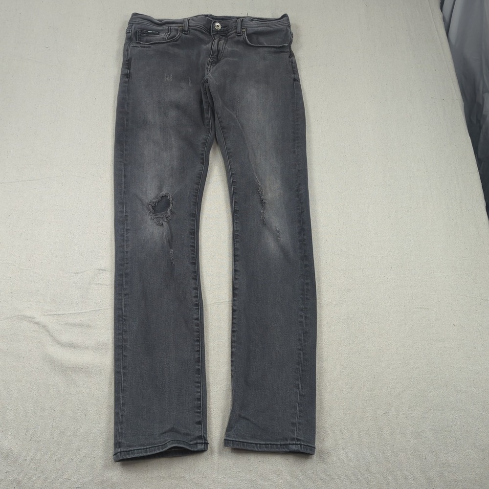 Armani Exchange Jeans Mens 32x31 Black J13 Slim Casual Preppy